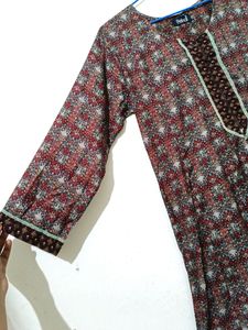 Maternity Churidar Kurti And Dupatta