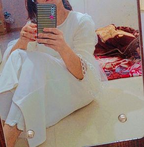 Shein White Midi Dress