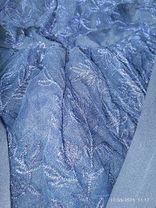 Cute Navy Blue Party Frock(12-18 Month Girl)