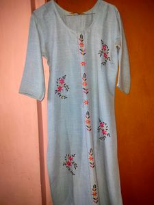Aura Light Blue Kurta