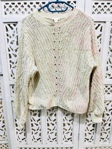 ✈️ Original H&amp;M Cream Knit Sweater D