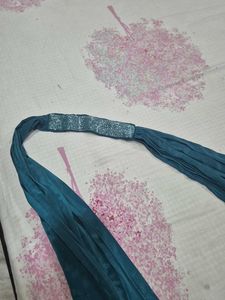 Embellished Teal Blouse