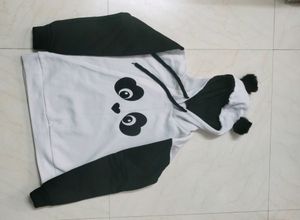 Panda Jacket With Hoddie Cap