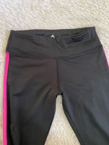 Adidas Black &amp; Pink Leggings