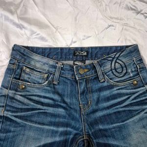 low waist /rise  Straight Fit denim /Y2K