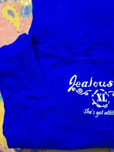 Brand: Jealous 21. XL. Stretchable. Fitted. Ladies Tshirt. Latest Fashion.