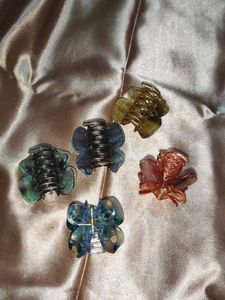 Butterfly Hair Claw Clip Set
