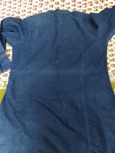Denim Kurta