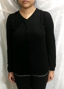 Japanese Black Cardigan Top 🖤
