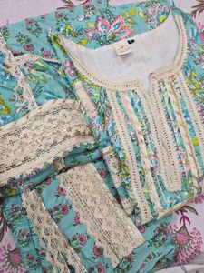 Jaipuri Cotton Suit Set