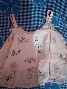 Cute Floral Print Top