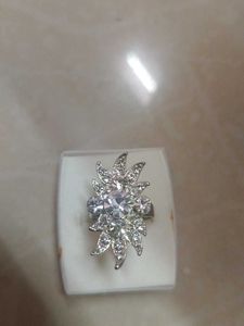 Sparkling Silver Ring Free Orangering
