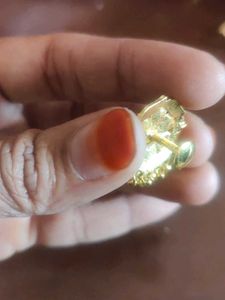 Elegant Gold Tone Stud Earrings