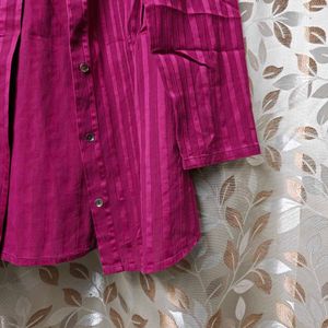 Annabelle Sheer Striped Shirt