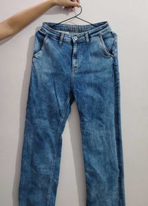 Roadster Blue Straight Fit Jeans