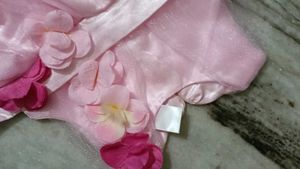 Pink Flower Girl Dress