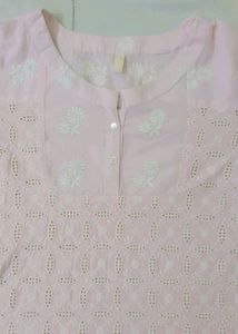 White Embroidered Top💗