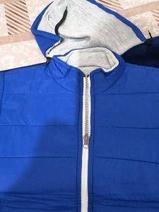 blue nomber sleeveless double side jacket