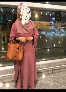Imported Dusty Rose kaftan Abaya from saudi