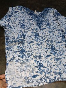 Floral Print Tunic Top