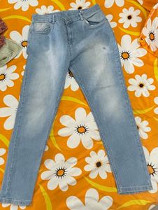 Light Wash Denim Jeans for men