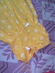 Yellow Floral Long Maxi Dress