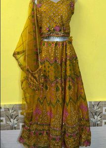 Yellow Lehenga Choli Set