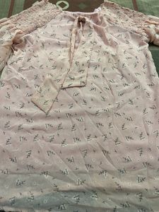 Top With Contrast Pants
