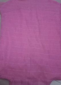 Pink Knot Flare Top