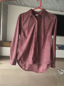 Zara Corduroy Button-Down Shirt