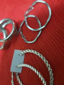 Earrings - Silver Tone