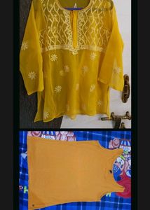 chikan kurti combo 😍🔥chikankari embroidery