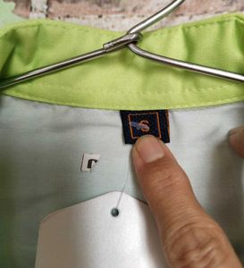 Ombre Button-Down Cordset