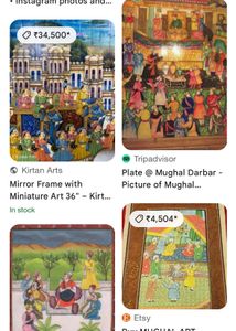 Vintage Indian Miniature Painting
