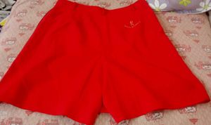Red Skirt with Logo