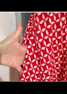 Red Wheel Off Shoulder