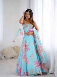 Fully Stiched Floral Lehenga