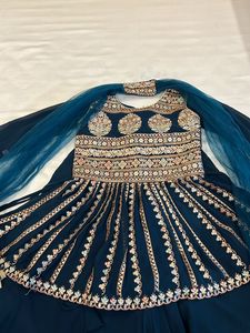 Bottle Green Palazzo Suit