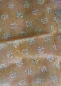 Orange Floral Saree