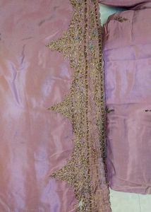 Elegant Lavender Salwar Kameez❣️Full Zari Dupatta