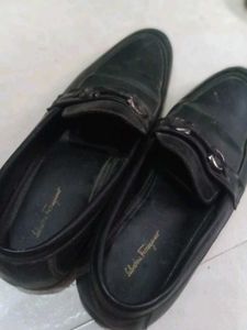 Black Leather Loafers