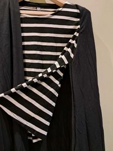 Sleeveless Black Long Top