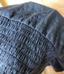 Blue Long Sleeve Top