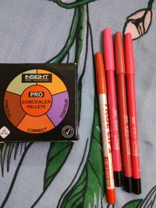 Combo Of Concealer And Lip Liners