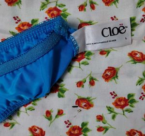 Sexy Soft Blue Thong Panties