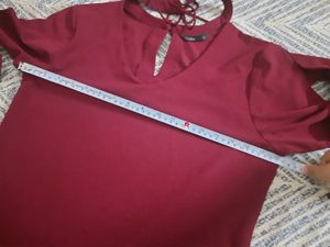 Women&#39;s Maroon Top L