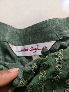 Green Afghani Dress