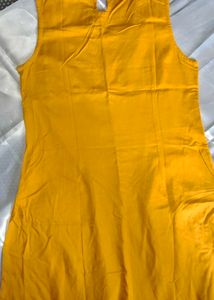 Yellow Sleeveless Top
