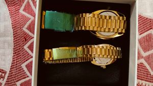 Golden Couple Watches Set ⌚