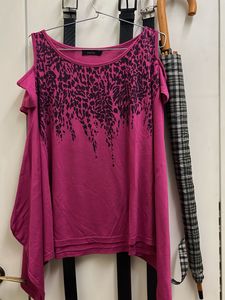 comfortable cold shoulder top